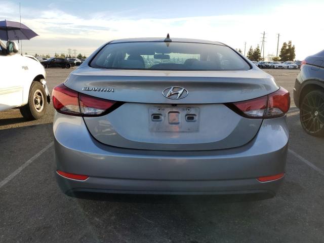 KMHDH4AE6GU481687 - 2016 HYUNDAI ELANTRA SE SILVER photo 6