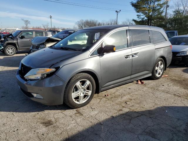 5FNRL5H97BB068461 - 2011 HONDA ODYSSEY TOURING GRAY photo 1