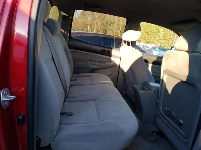 5TEJU62N96Z146278 - 2006 TOYOTA TACOMA DOUBLE CAB PRERUNNER RED photo 10