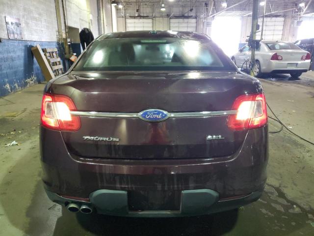 1FAHP2EW3BG177150 - 2011 FORD TAURUS SEL MAROON photo 6