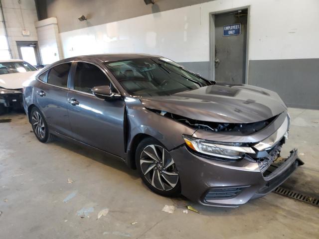 19XZE4F98ME002467 - 2021 HONDA INSIGHT TOURING GRAY photo 4