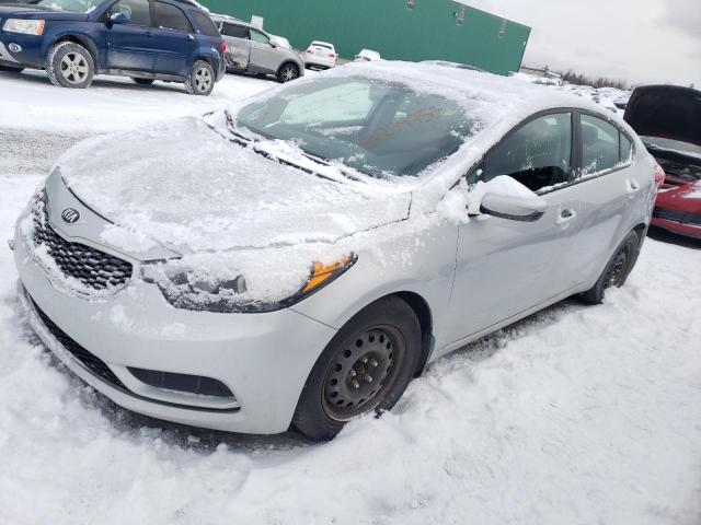 KNAFK4A64G5605034 - 2016 KIA FORTE LX SILVER photo 1