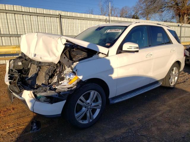 4JGDA5HB9EA283495 - 2014 MERCEDES-BENZ ML 350 4MATIC WHITE photo 1
