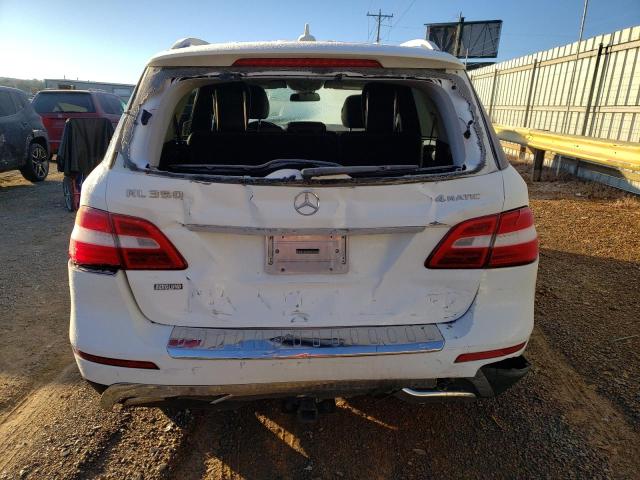 4JGDA5HB9EA283495 - 2014 MERCEDES-BENZ ML 350 4MATIC WHITE photo 6
