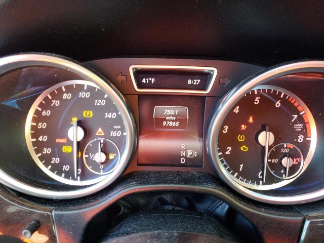 4JGDA5HB9EA283495 - 2014 MERCEDES-BENZ ML 350 4MATIC WHITE photo 9