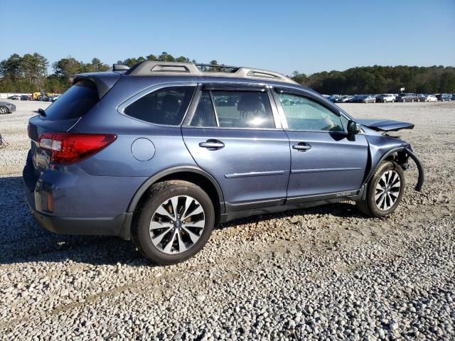 4S4BSANC4H3235129 - 2017 SUBARU OUTBACK 2.5I LIMITED BLUE photo 3