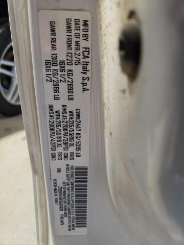 ZFBERFAT9F6A04020 - 2015 RAM PROMASTER თეთრი ფოტო 12