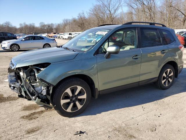 JF2SJALC7HH593002 - 2017 SUBARU FORESTER 2.5I LIMITED TEAL photo 1