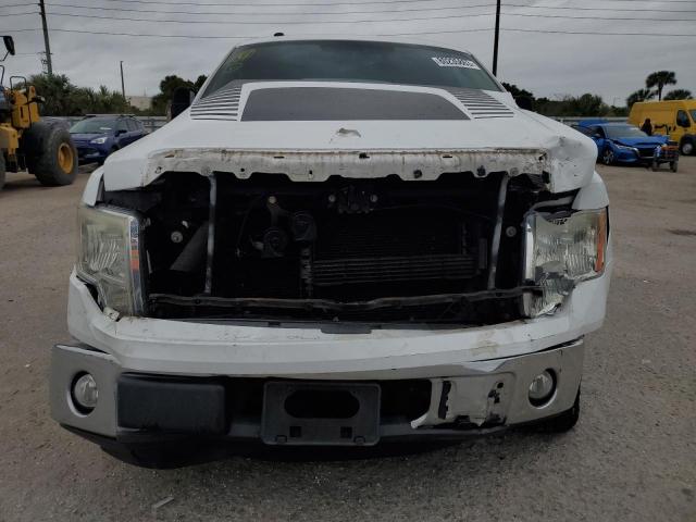 1FTEX1CM4EFB39669 - 2014 FORD F150 SUPER CAB WHITE photo 5