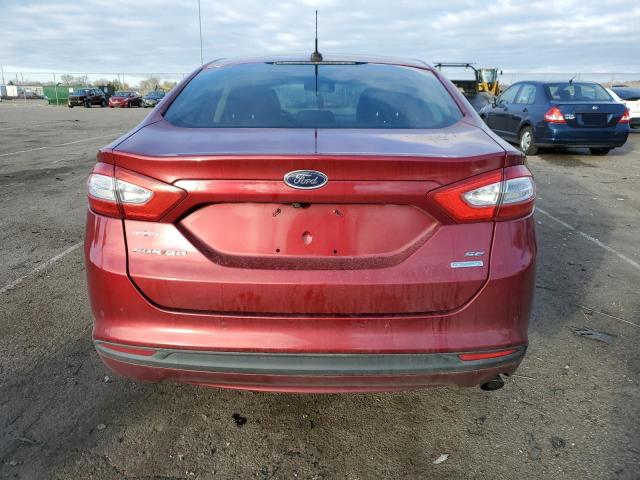 3FA6P0HR5DR190303 - 2013 FORD FUSION SE RED photo 6