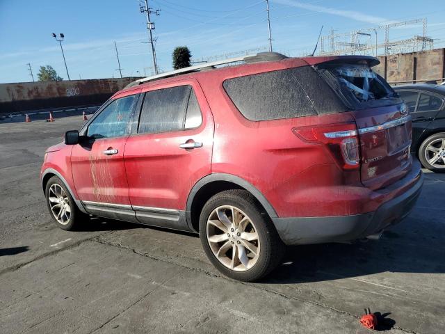 1FM5K8F8XDGC09072 - 2013 FORD EXPLORER LIMITED BURGUNDY photo 2