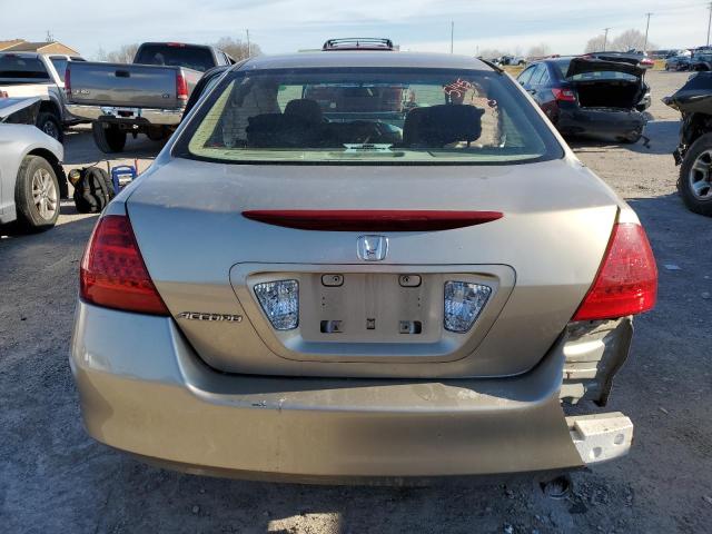 1HGCM56497A045145 - 2007 HONDA ACCORD LX BROWN photo 6