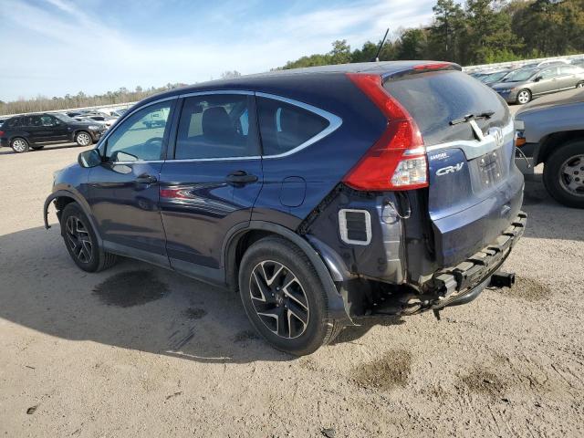 5J6RM4H41GL055893 - 2016 HONDA CR-V SE BLACK photo 2