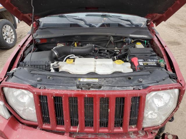 1J8GN28K09W525841 - 2009 JEEP LIBERTY SPORT RED photo 12