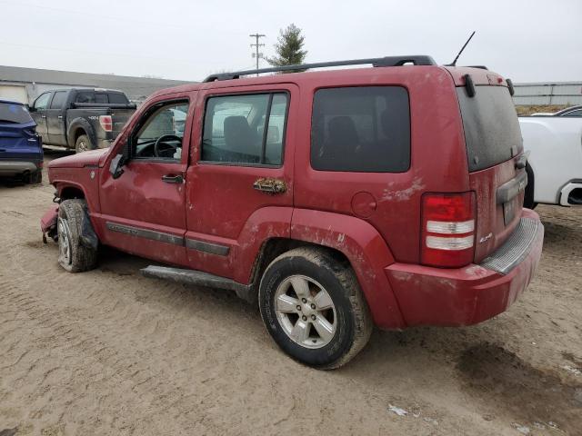 1J8GN28K09W525841 - 2009 JEEP LIBERTY SPORT RED photo 2