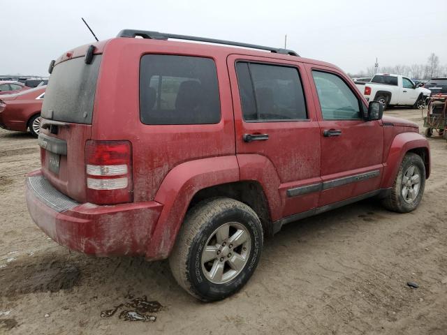 1J8GN28K09W525841 - 2009 JEEP LIBERTY SPORT RED photo 3