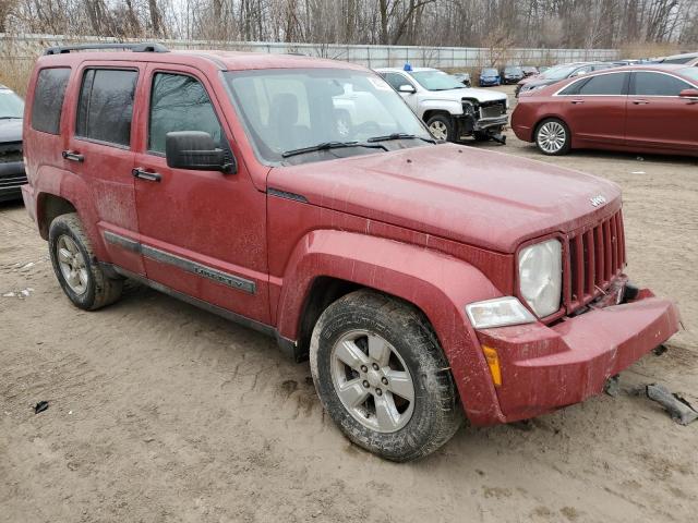 1J8GN28K09W525841 - 2009 JEEP LIBERTY SPORT RED photo 4