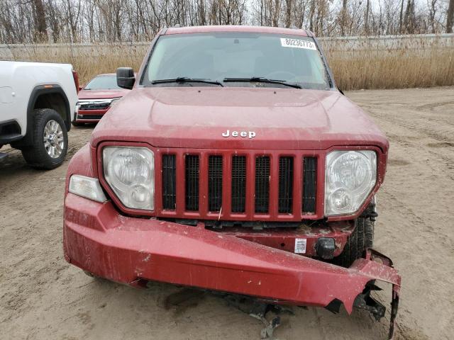 1J8GN28K09W525841 - 2009 JEEP LIBERTY SPORT RED photo 5