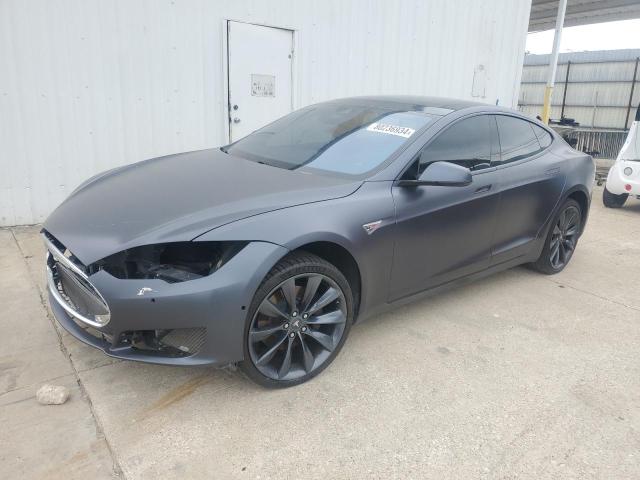 5YJSA1E21GF128586 - 2016 TESLA MODEL S CHARCOAL photo 1