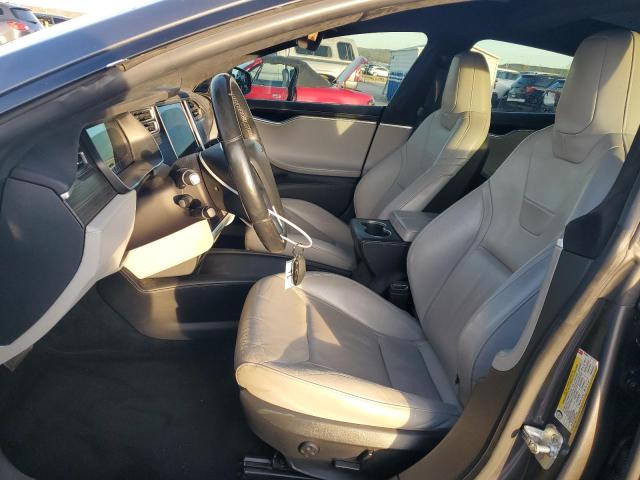 5YJSA1E21GF128586 - 2016 TESLA MODEL S CHARCOAL photo 7