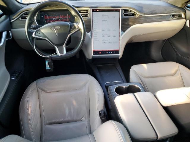 5YJSA1E21GF128586 - 2016 TESLA MODEL S CHARCOAL photo 8