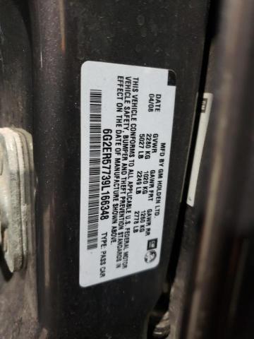 6G2ER57739L166348 - 2009 PONTIAC G8 CHARCOAL photo 13