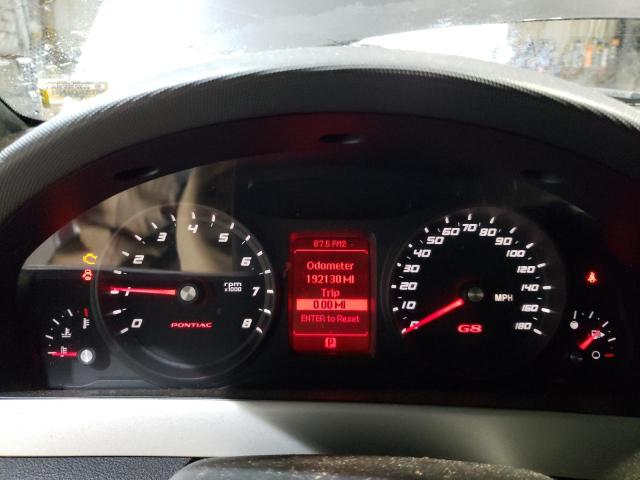 6G2ER57739L166348 - 2009 PONTIAC G8 CHARCOAL photo 9