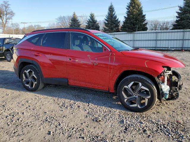 5NMJFCAE4NH132605 - 2022 HYUNDAI TUCSON SEL RED photo 4