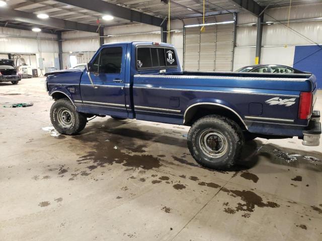 2FTHF26F9SCA67698 - 1995 FORD F250 BLUE photo 2