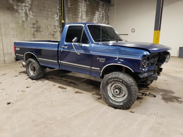 2FTHF26F9SCA67698 - 1995 FORD F250 BLUE photo 4