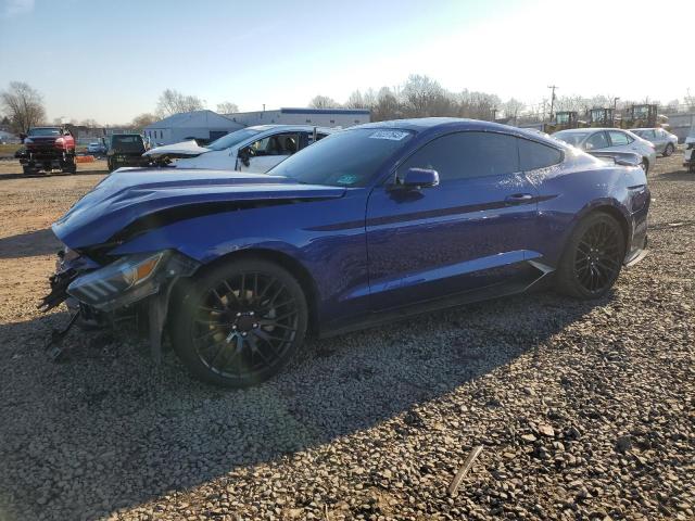 1FA6P8TH9G5235425 - 2016 FORD MUSTANG BLUE photo 1