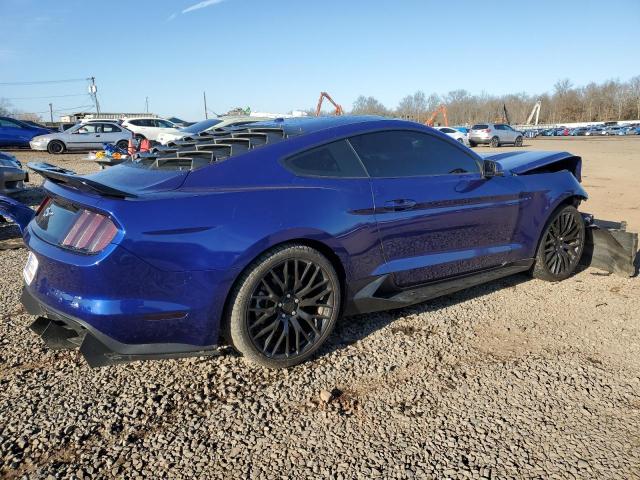 1FA6P8TH9G5235425 - 2016 FORD MUSTANG BLUE photo 3