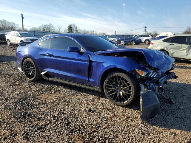 1FA6P8TH9G5235425 - 2016 FORD MUSTANG BLUE photo 4