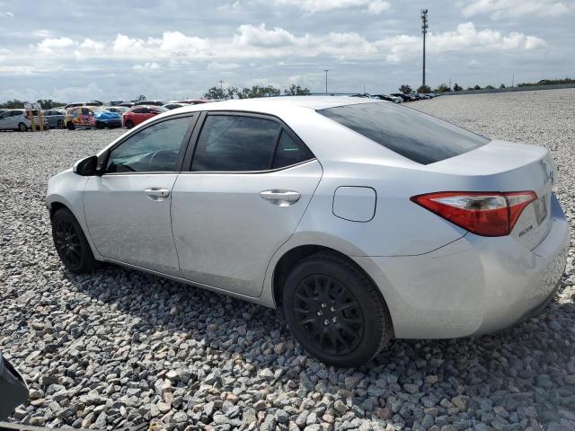 2T1BURHE3FC240370 - 2015 TOYOTA COROLLA L GRAY photo 2