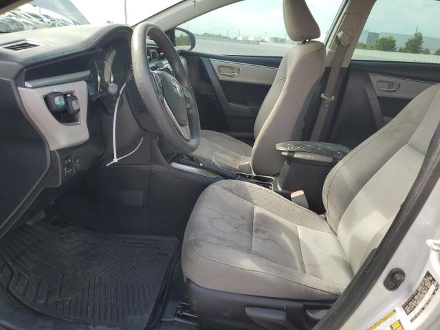 2T1BURHE3FC240370 - 2015 TOYOTA COROLLA L GRAY photo 7