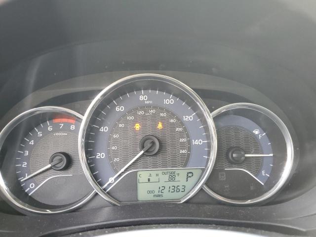 2T1BURHE3FC240370 - 2015 TOYOTA COROLLA L GRAY photo 9