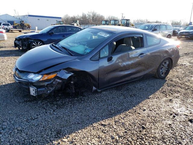 2HGFG3B53FH521221 - 2015 HONDA CIVIC LX GRAY photo 1