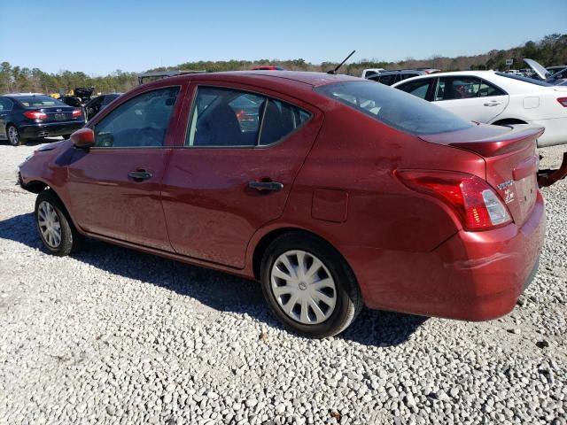 3N1CN7AP2GL831129 - 2016 NISSAN VERSA S RED photo 2