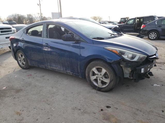 5NPDH4AE4FH649811 - 2015 HYUNDAI ELANTRA SE BLUE photo 4