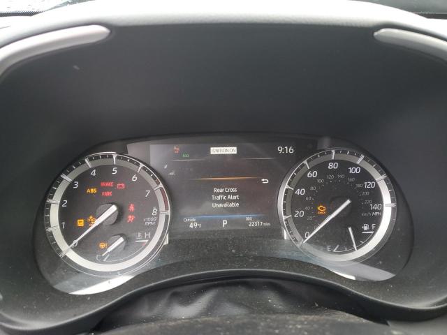 5TDGZRBH0NS163652 - 2022 TOYOTA HIGHLANDER XLE BLACK photo 9