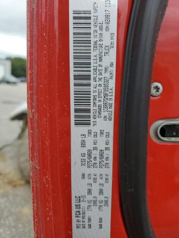 1C6RR7GM8FS595327 - 2015 RAM 1500 SLT RED photo 12