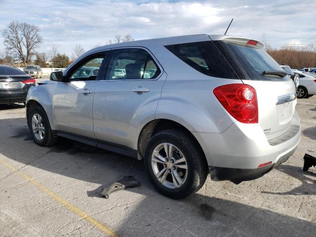 1GNALAEK1FZ106979 - 2015 CHEVROLET EQUINOX LS SILVER photo 2