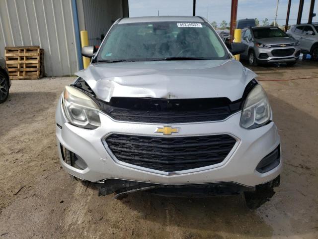 2GNALBEK6G6132125 - 2016 CHEVROLET EQUINOX LS SILVER photo 5