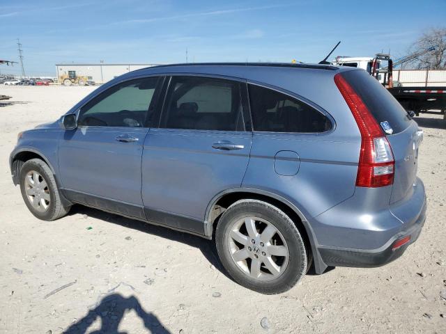 JHLRE38797C044697 - 2007 HONDA CR-V EXL BLUE photo 2