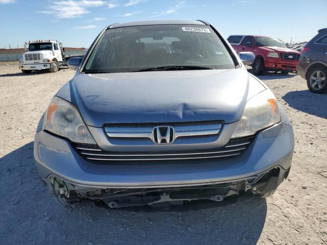 JHLRE38797C044697 - 2007 HONDA CR-V EXL BLUE photo 5