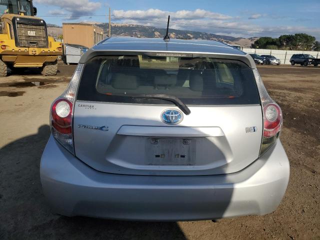 JTDKDTB39E1065145 - 2014 TOYOTA PRIUS C GRAY photo 6