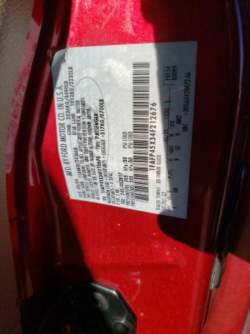 1FAFP45X34F212676 - 2004 FORD MUSTANG GT RED photo 13