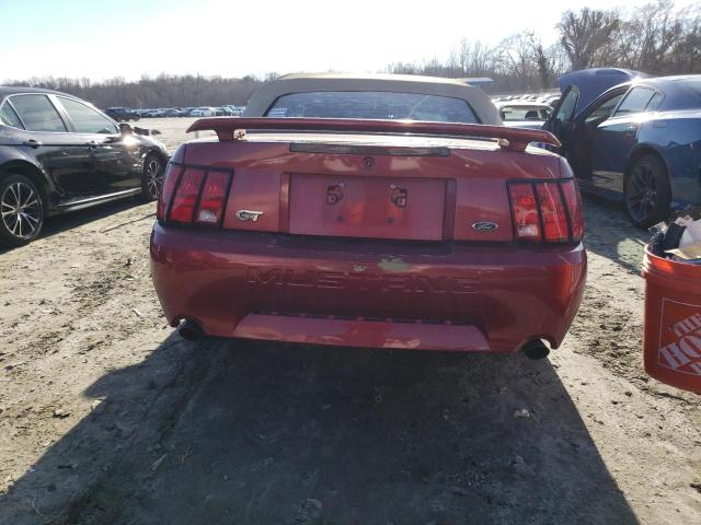 1FAFP45X34F212676 - 2004 FORD MUSTANG GT RED photo 6