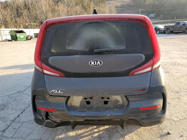 KNDJ63AU6M7757410 - 2021 KIA SOUL GT LINE GRAY photo 6