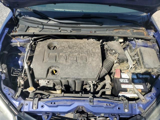 2T1BURHE3FC335818 - 2015 TOYOTA COROLLA L BLUE photo 11